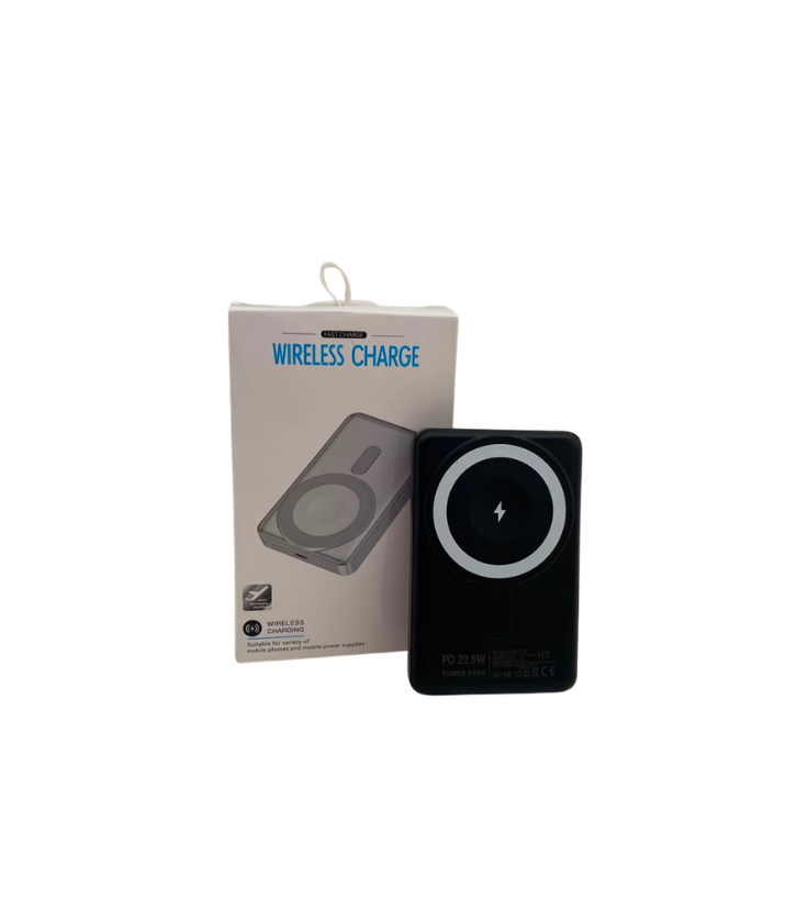 Power Bank con Carga Inalámbrica