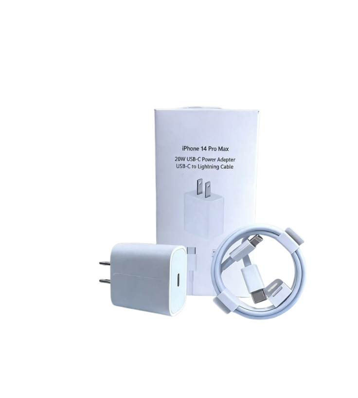 Cargador completo Iphone (Adaptador 5w y Cable USB-Lightning)