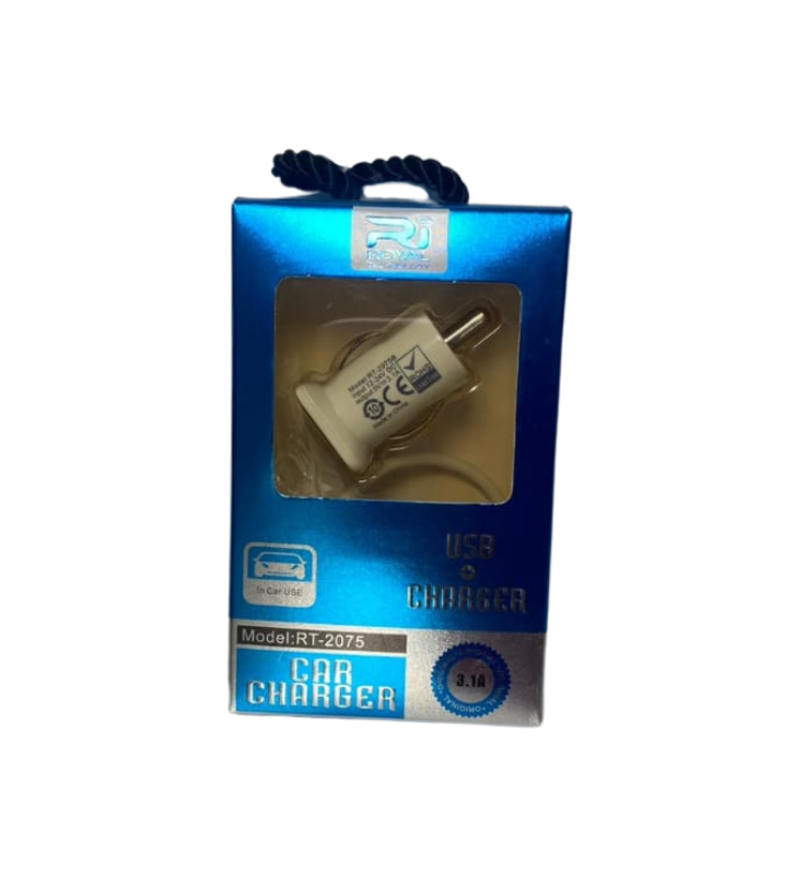 Cargador para Carro Royal RT-2075 (3.1A) USB